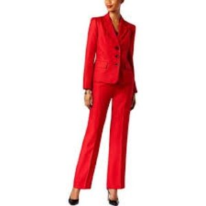 Like New Red Blazer/Pant Combo